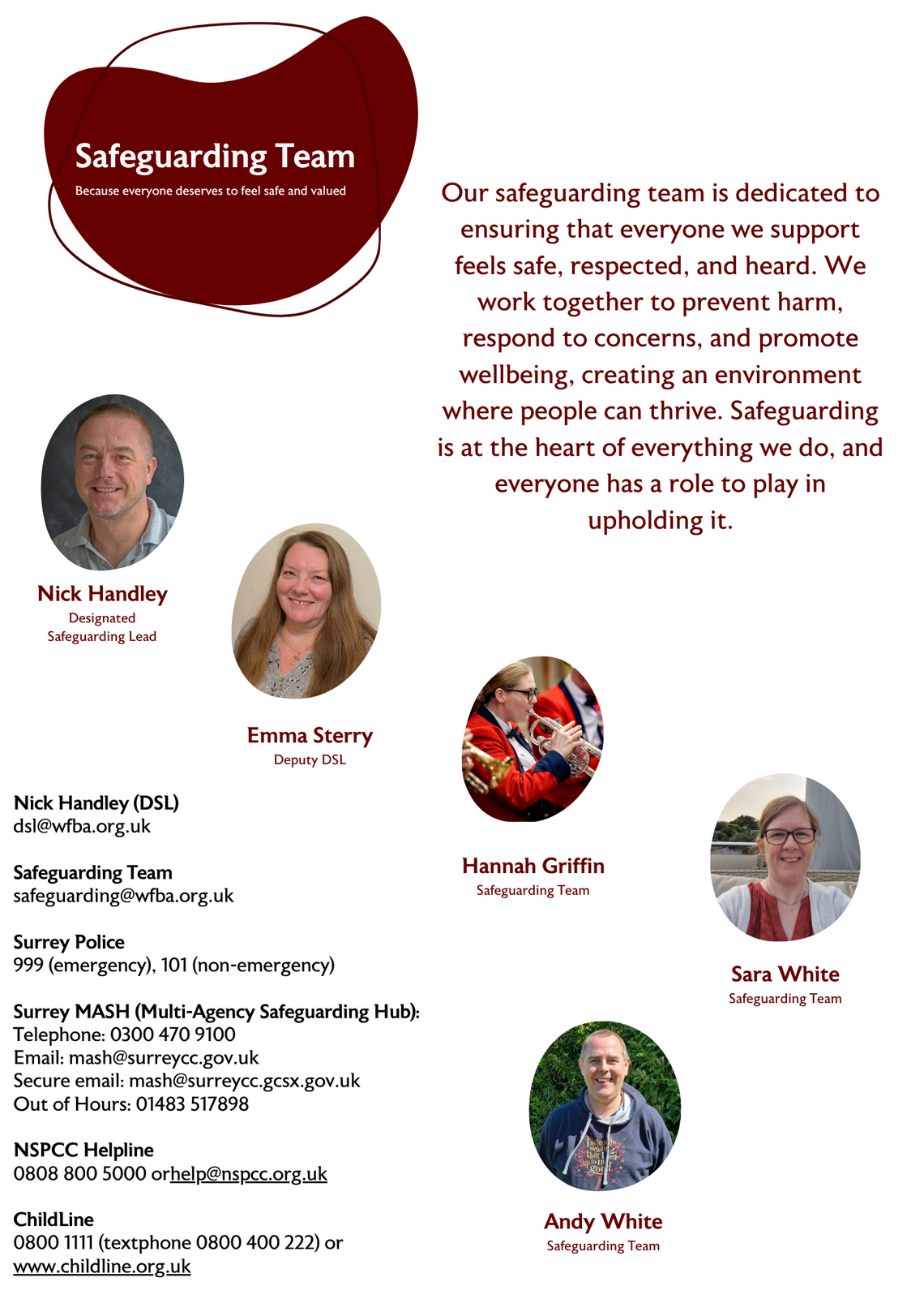 Safeguarding Team